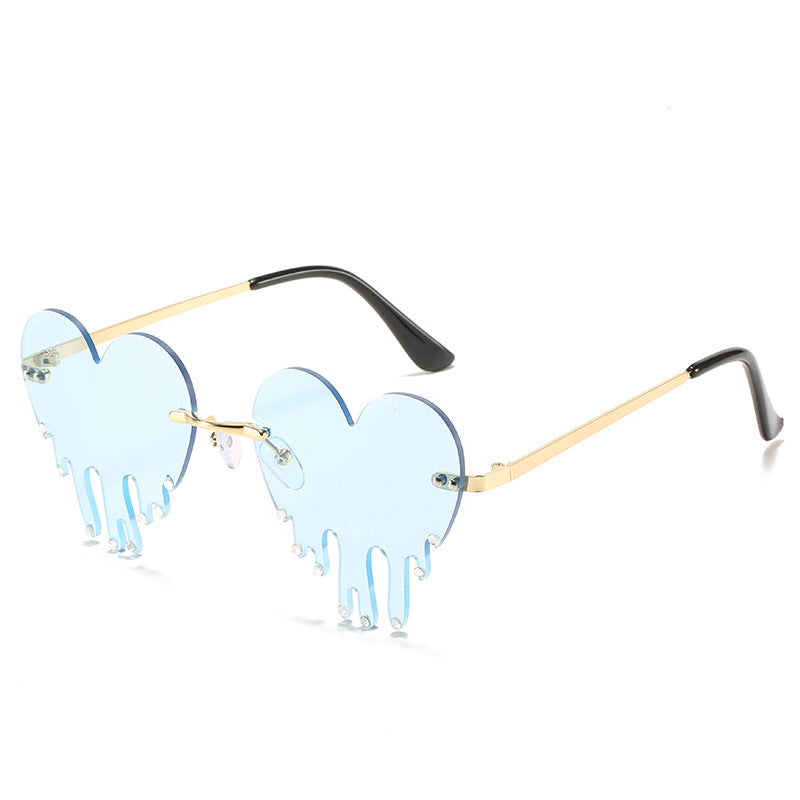 Wholesale Love Tears Drill PC Sunglasses